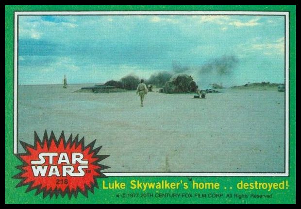 218 Luke Skywalker's Home Destroyed